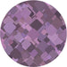 Square Machine Washable Transitional Orchid Purple Rug in a Living Room, wshpat2410pur