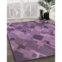 Patterned Orchid Purple Rug, pat2410pur