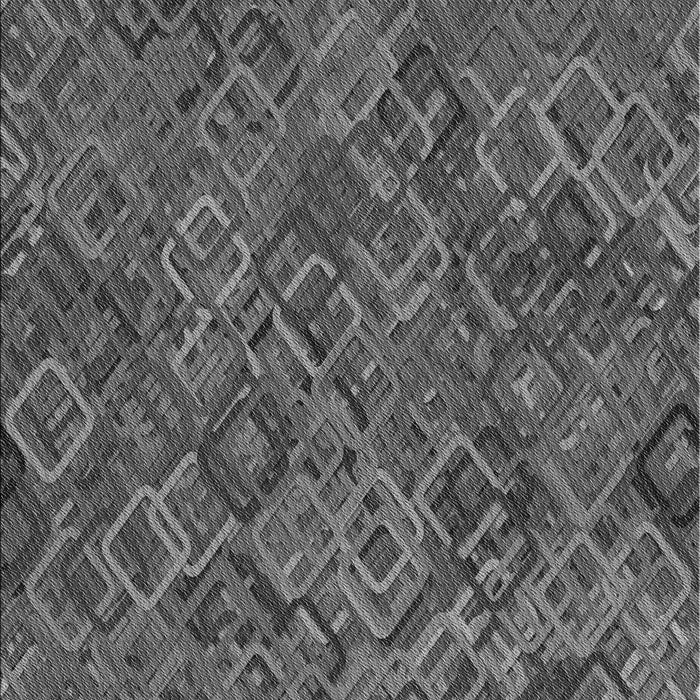Machine Washable Transitional Gray Rug, wshpat2411gry