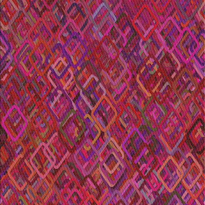 Machine Washable Transitional Pink Rug, wshpat2411