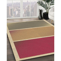 Patterned Brown Sand Brown Rug, pat2412brn