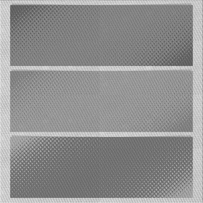 Round Patterned Smokey Gray Rug, pat2412gry