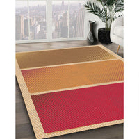 Patterned Orange Rug, pat2412org