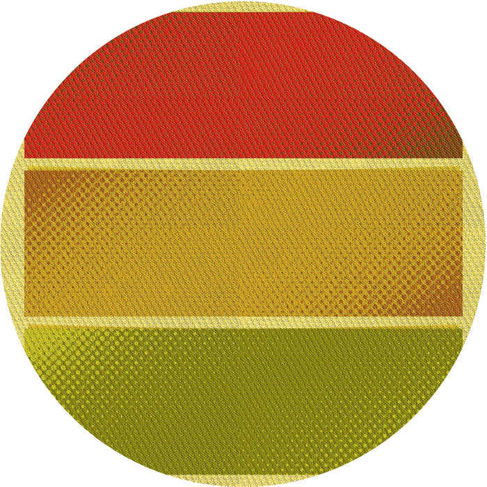 Square Patterned Mahogany Brown Rug, pat2412yw