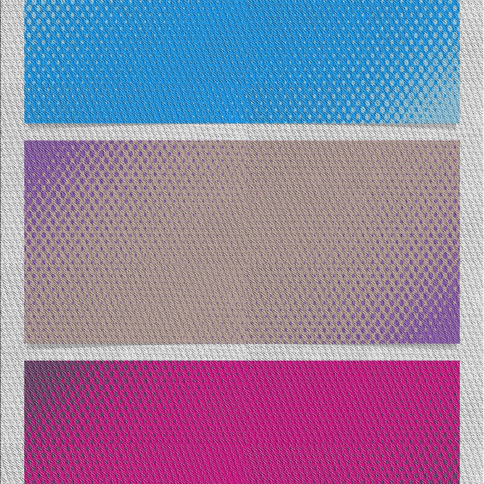 Machine Washable Transitional Sky Blue Rug, wshpat2412