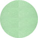 Square Patterned Mint Green Rug, pat2413grn