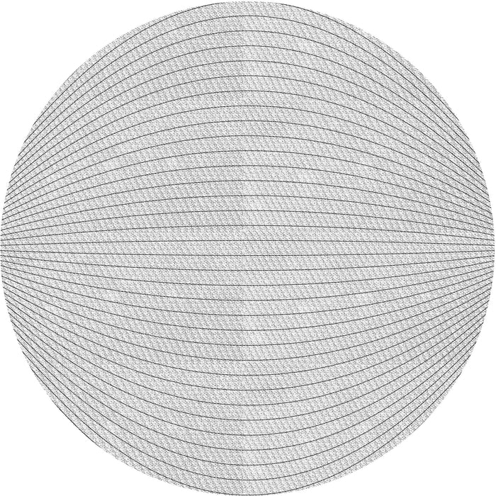 Square Patterned Platinum Gray Rug, pat2413gry