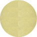 Square Machine Washable Transitional Sun Yellow Rug in a Living Room, wshpat2413yw