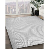 Patterned Off-White Novelty Rug, pat2413