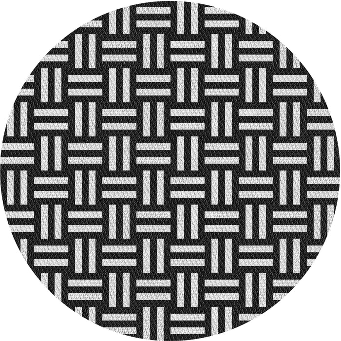 Square Patterned Cloud Gray Rug, pat2414gry
