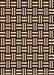 Patterned Black Brown Rug, pat2414org