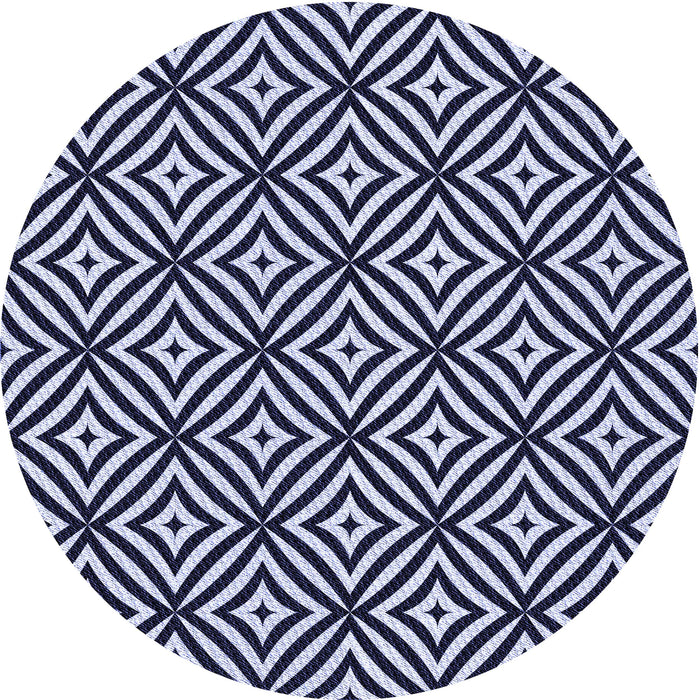 Square Machine Washable Transitional Night Blue Rug in a Living Room, wshpat2415blu