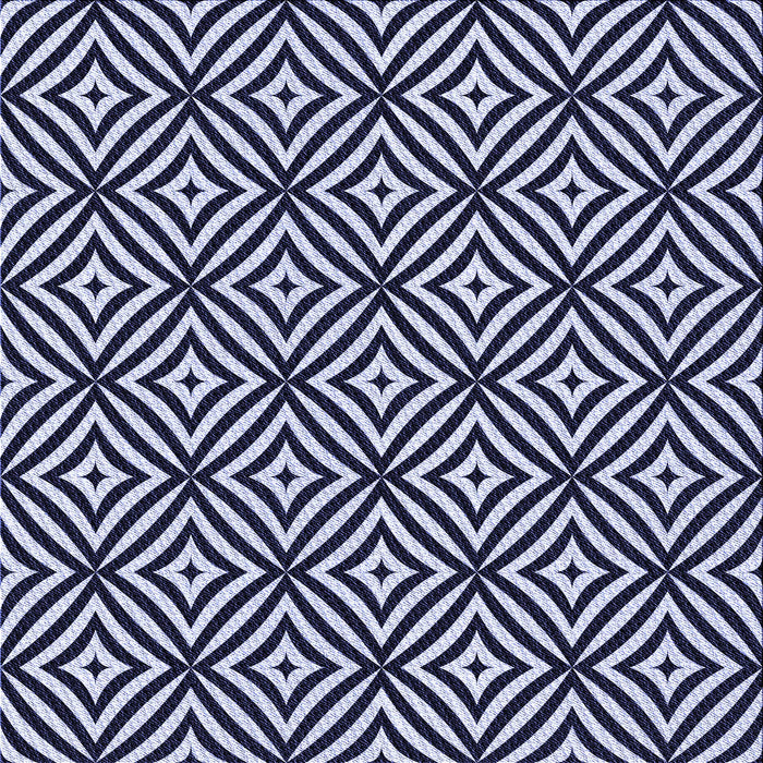 Round Patterned Night Blue Rug, pat2415blu