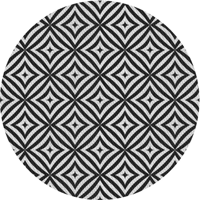 Square Machine Washable Transitional Platinum Silver Gray Rug in a Living Room, wshpat2415gry