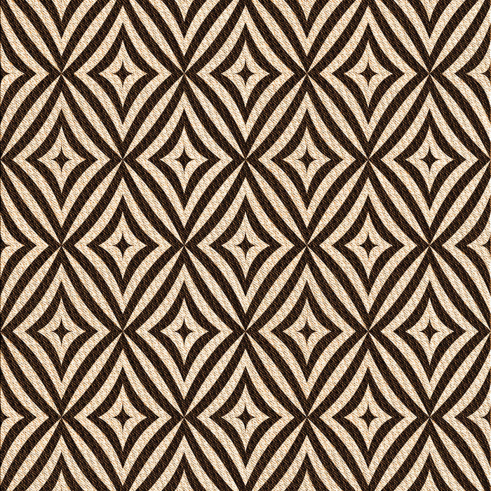 Patterned Black Brown Rug, pat2415org