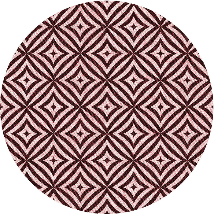 Square Machine Washable Transitional Pink Rug in a Living Room, wshpat2415rd