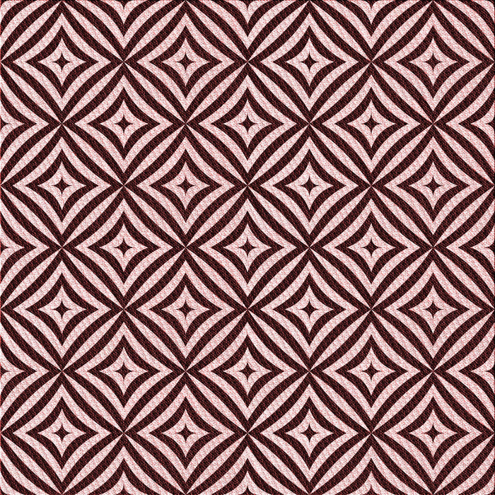 Round Patterned Baby Pink Rug, pat2415rd