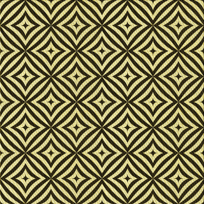 Round Patterned Midnight Gray Rug, pat2415yw