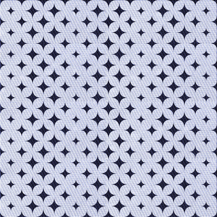 Round Patterned Lavender Blue Rug, pat2416blu