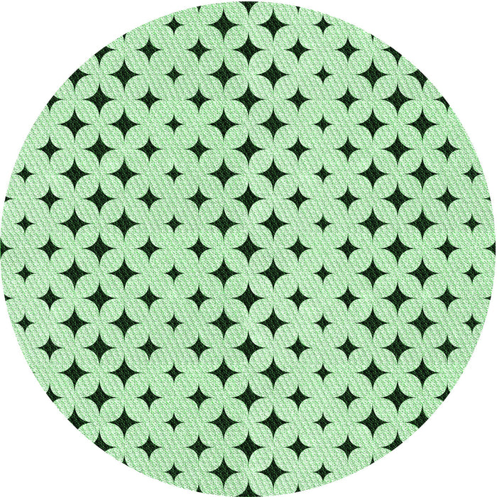 Square Machine Washable Transitional Mint Green Rug in a Living Room, wshpat2416grn