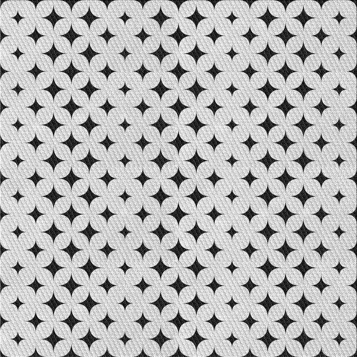 Round Patterned Gray Rug, pat2416gry