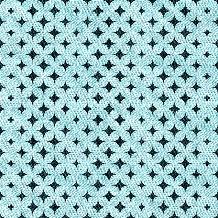 Round Machine Washable Transitional Seafoam Green Rug, wshpat2416lblu