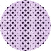 Square Patterned Lilac Purple Rug, pat2416pur