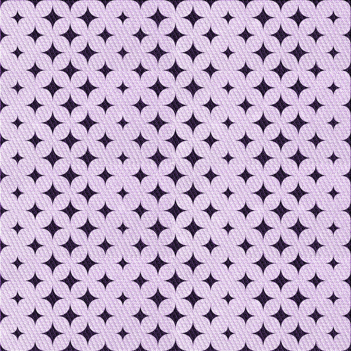 Round Machine Washable Transitional Lilac Purple Rug, wshpat2416pur