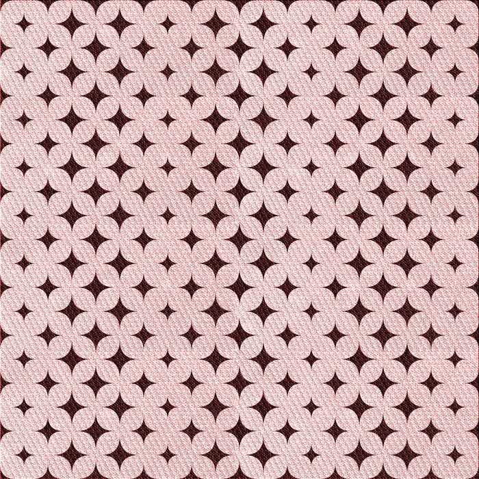 Round Patterned Red Rug, pat2416rd