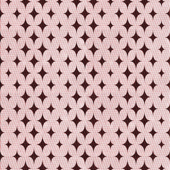 Patterned Red Rug, pat2416rd