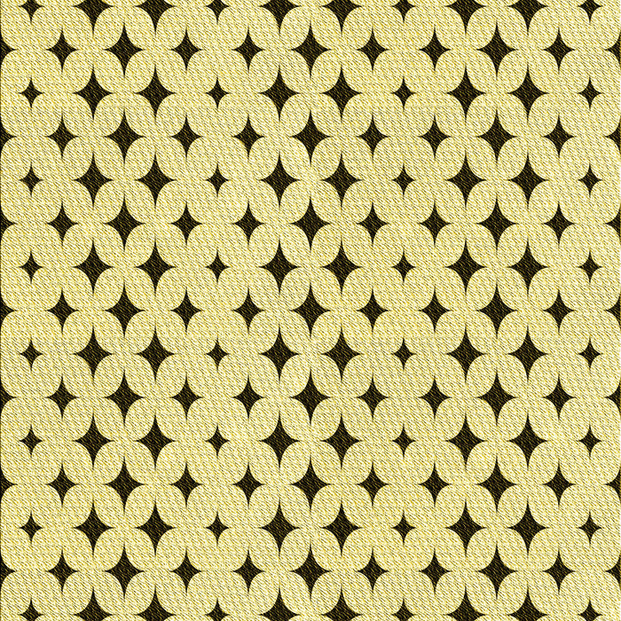 Machine Washable Transitional Sun Yellow Rug, wshpat2416yw