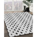 Patterned Off-White Novelty Rug in Family Room, pat2416