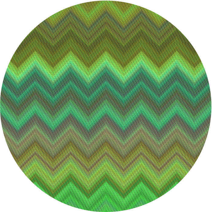 Square Machine Washable Transitional Seaweed Green Rug in a Living Room, wshpat2417grn