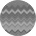 Square Machine Washable Transitional Gray Rug in a Living Room, wshpat2417gry