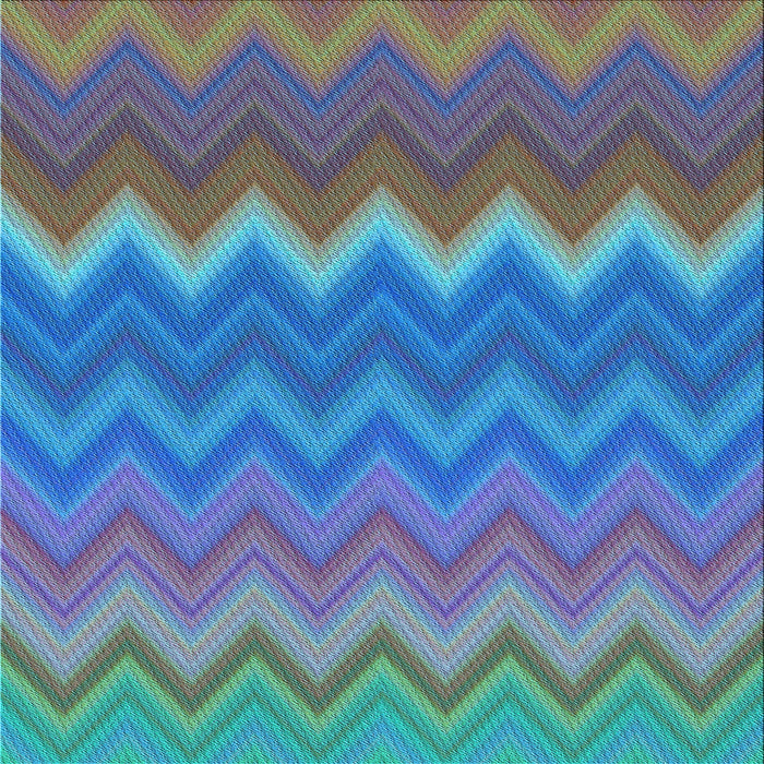 Round Patterned Deep Periwinkle Purple Rug, pat2417lblu