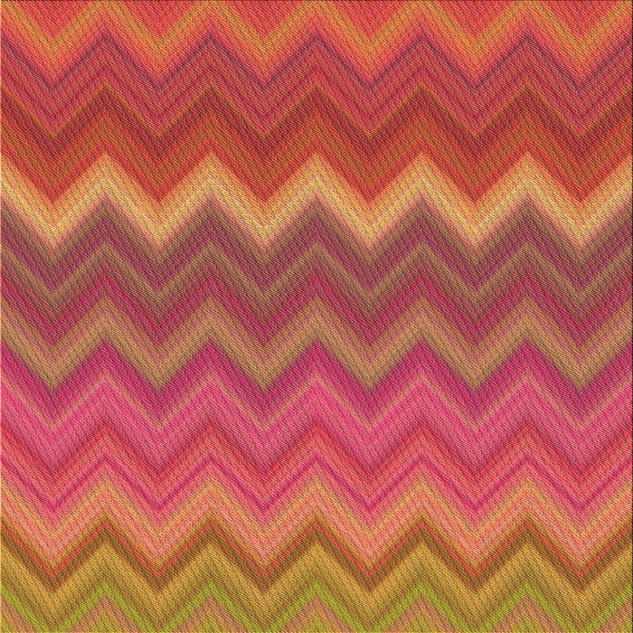 Round Patterned Red Rug, pat2417org