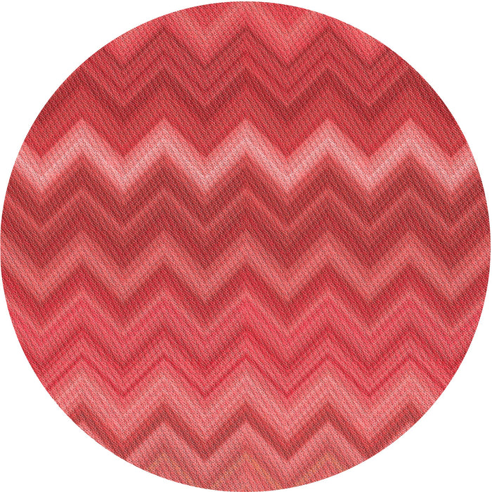 Square Patterned Red Rug, pat2417rd