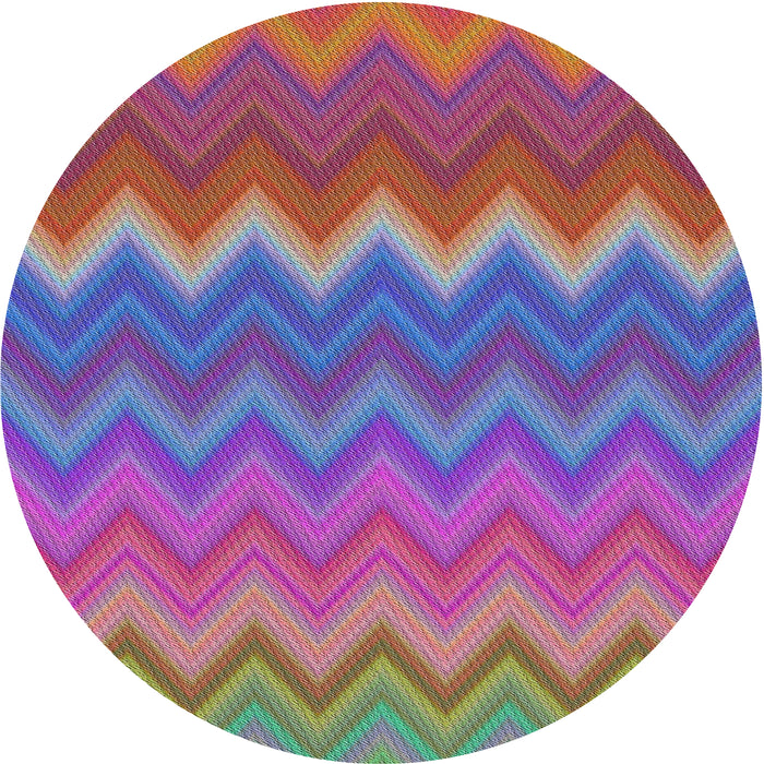 Square Machine Washable Transitional Rosy Brown Pink Rug, wshpat2417