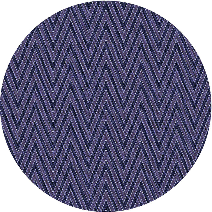 Square Patterned Night Blue Rug, pat2418blu