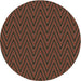 Square Patterned Sienna Brown Rug, pat2418brn
