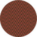 Square Patterned Red Rug, pat2418org