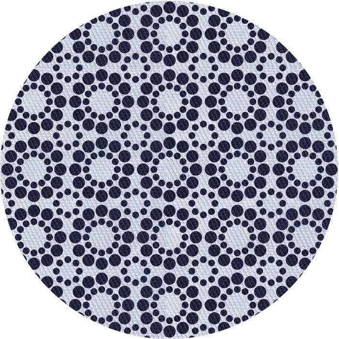 Square Machine Washable Transitional Midnight Blue Rug in a Living Room, wshpat2419blu