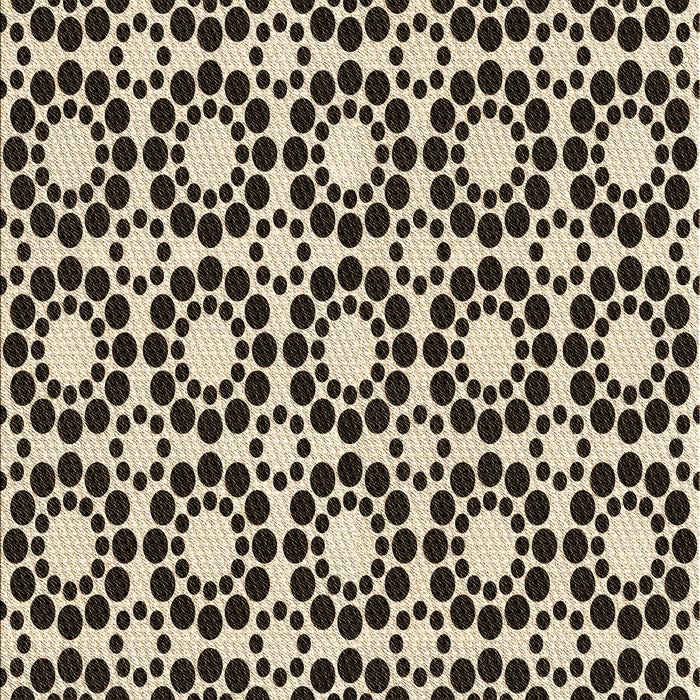 Patterned Deep Peach Orange Rug, pat2419brn