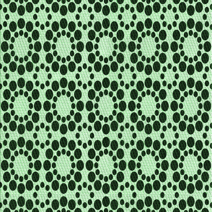 Machine Washable Transitional Dark Forest Green Rug, wshpat2419grn