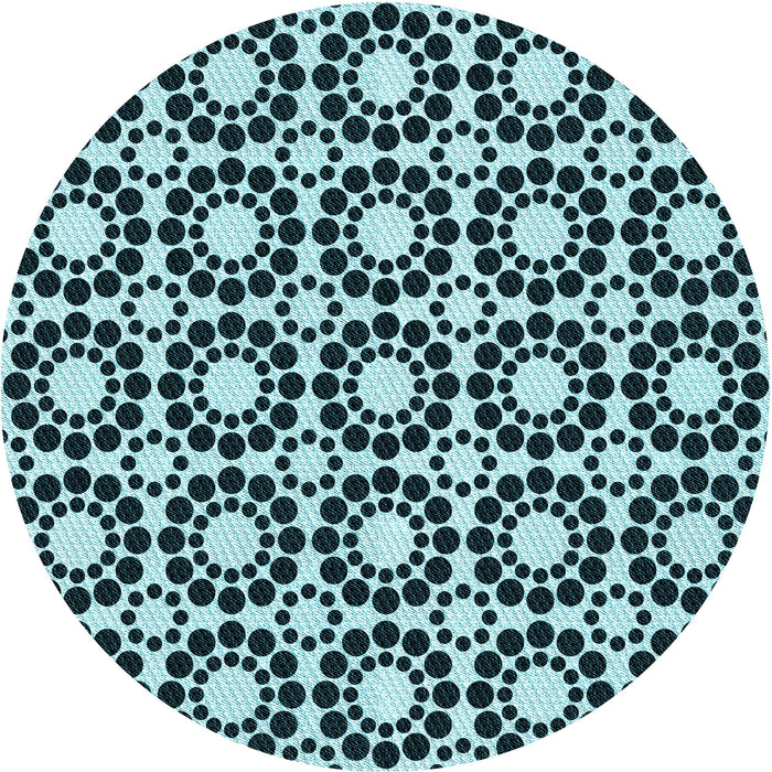 Square Machine Washable Transitional Blue Rug in a Living Room, wshpat2419lblu