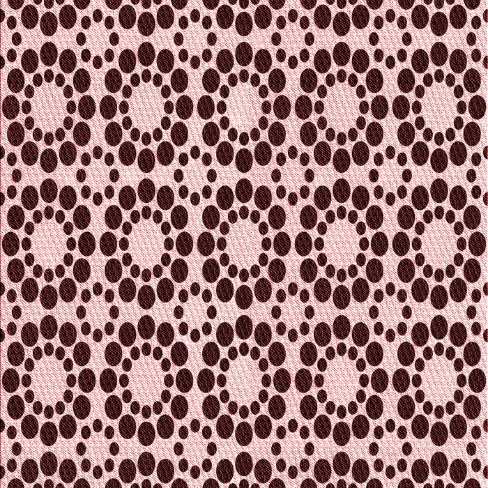 Patterned Deep Rose Pink Rug, pat2419rd