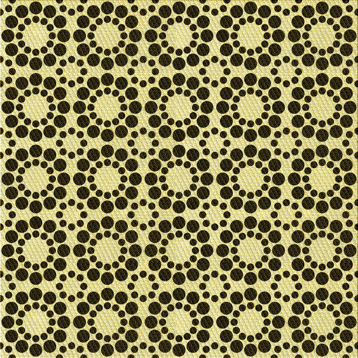 Round Patterned Milk Chocolate Brown Rug, pat2419yw