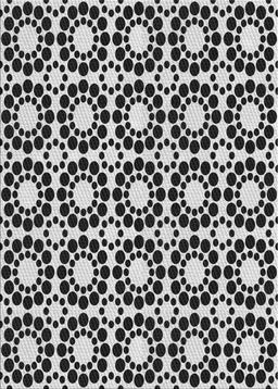 Patterned Charcoal Black Novelty Rug, pat2419