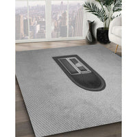 Patterned Cloud Gray Rug, pat242gry