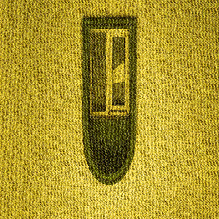 Patterned Dark Golden Brown Rug, pat242yw